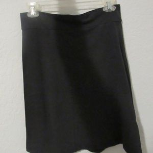 Black A-line Skirt